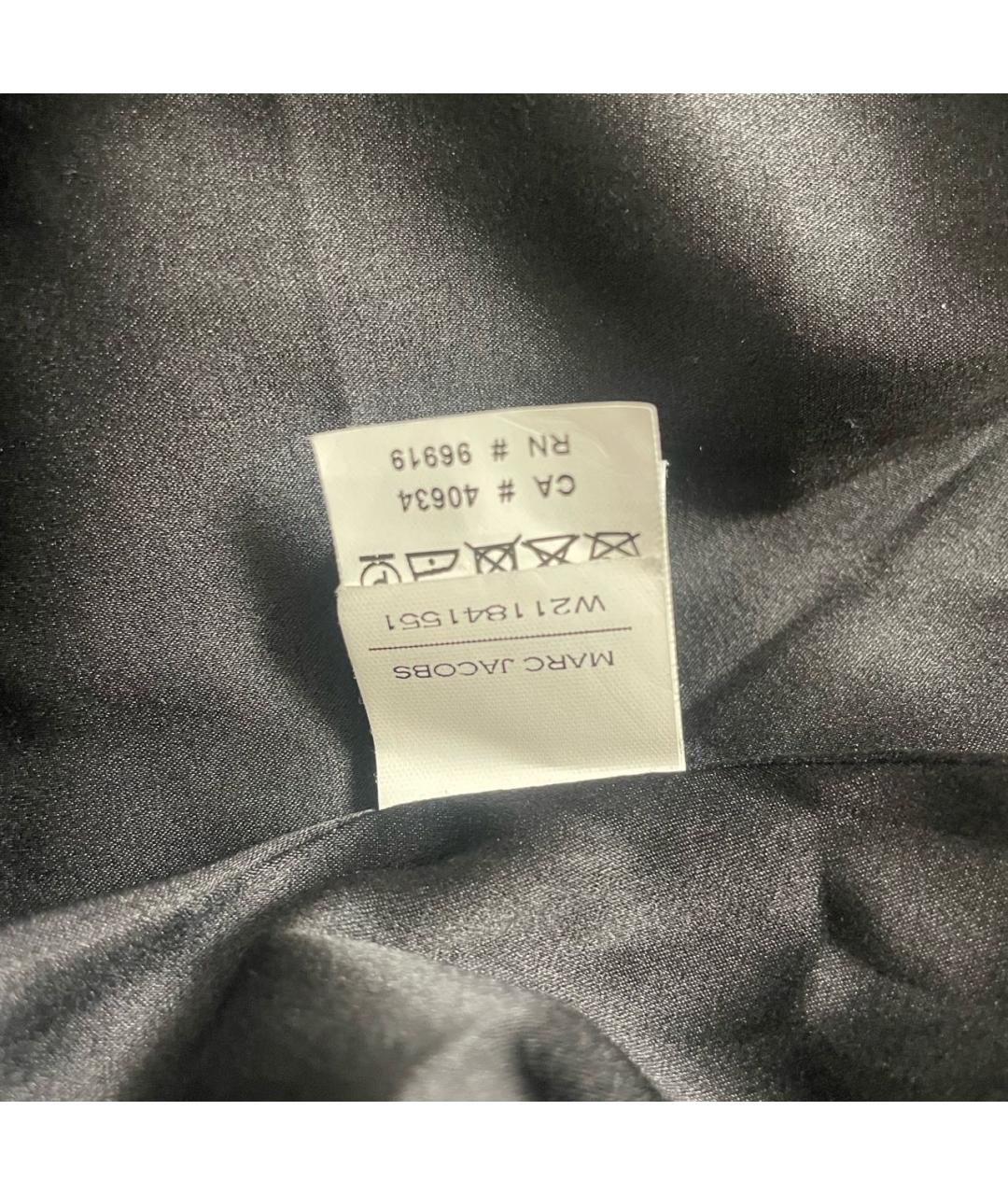 MARC JACOBS Черное шерстяное коктейльное платье, фото 5