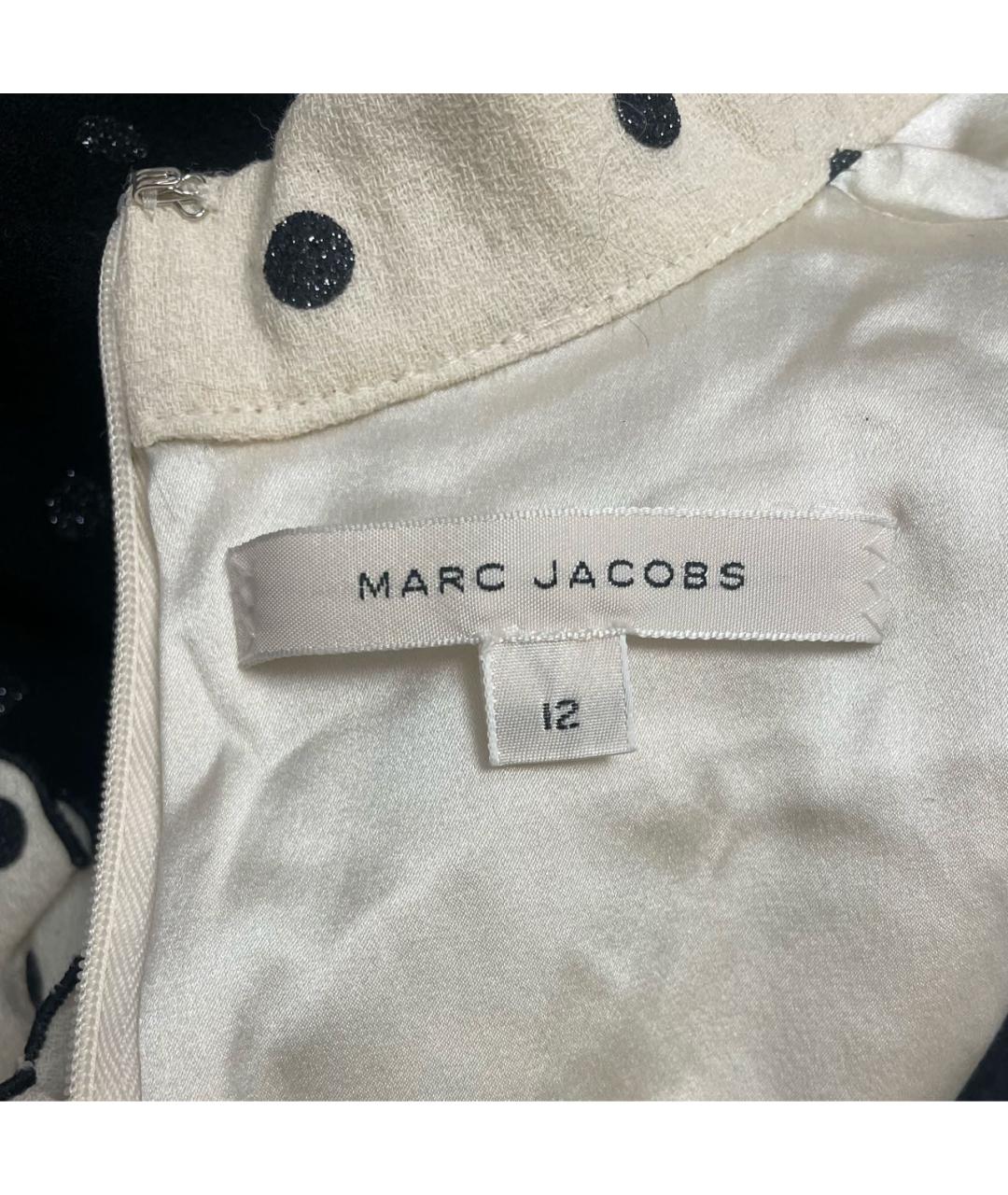 MARC JACOBS Черное шерстяное коктейльное платье, фото 3