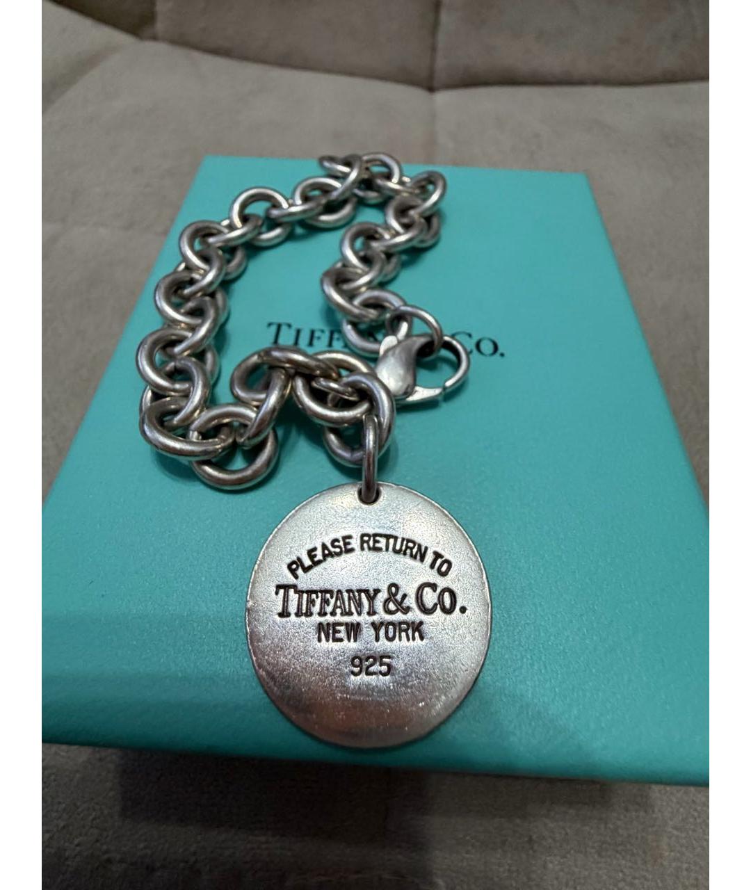 TIFFANY&CO Серебряный серебряный браслет, фото 2