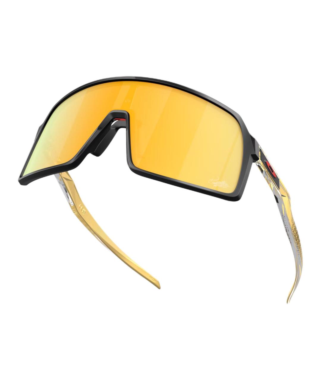 OAKLEY Черные пластиковые солнцезащитные очки, фото 4
