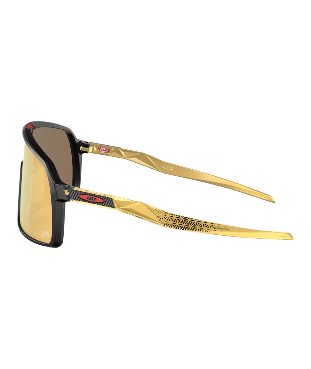 OAKLEY Черные пластиковые солнцезащитные очки, фото 3
