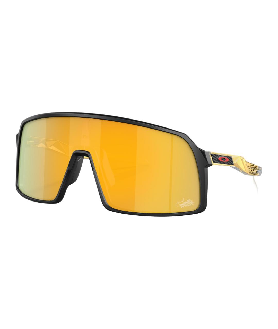 OAKLEY Черные пластиковые солнцезащитные очки, фото 1