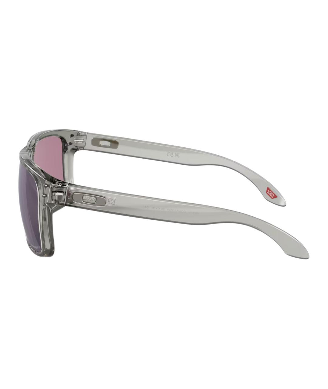 OAKLEY Серые пластиковые солнцезащитные очки, фото 3