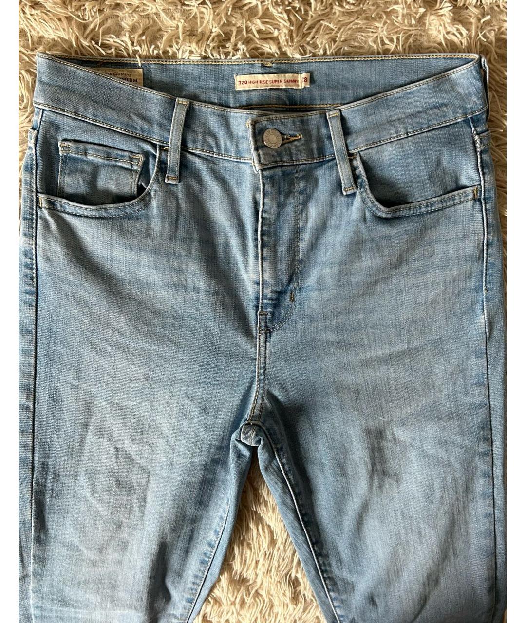 LEVI'S Голубые джинсы слим, фото 4