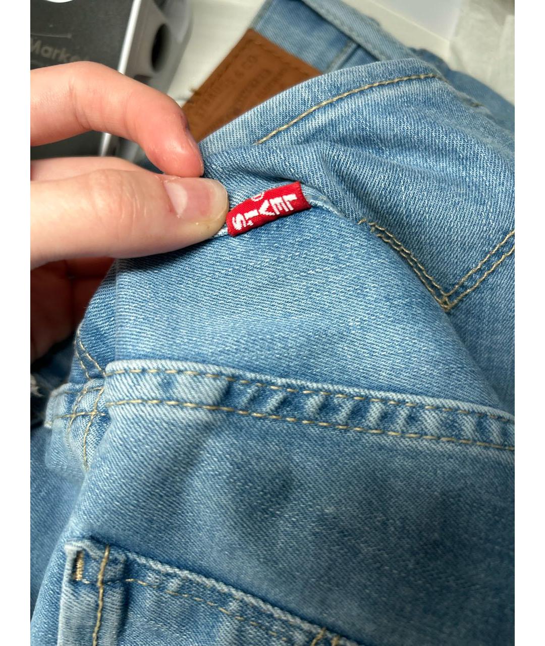 LEVI'S Голубые джинсы слим, фото 7