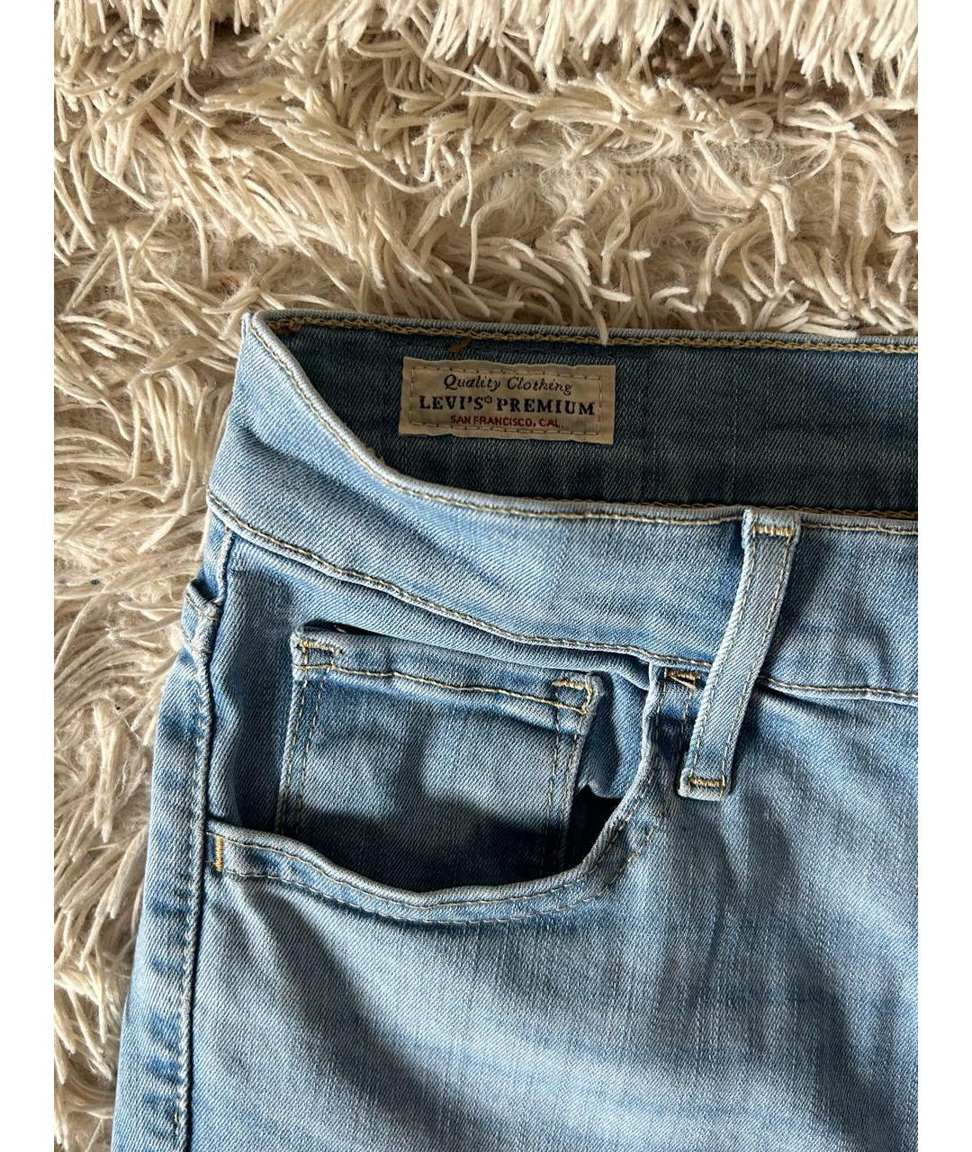 LEVI'S Голубые джинсы слим, фото 6