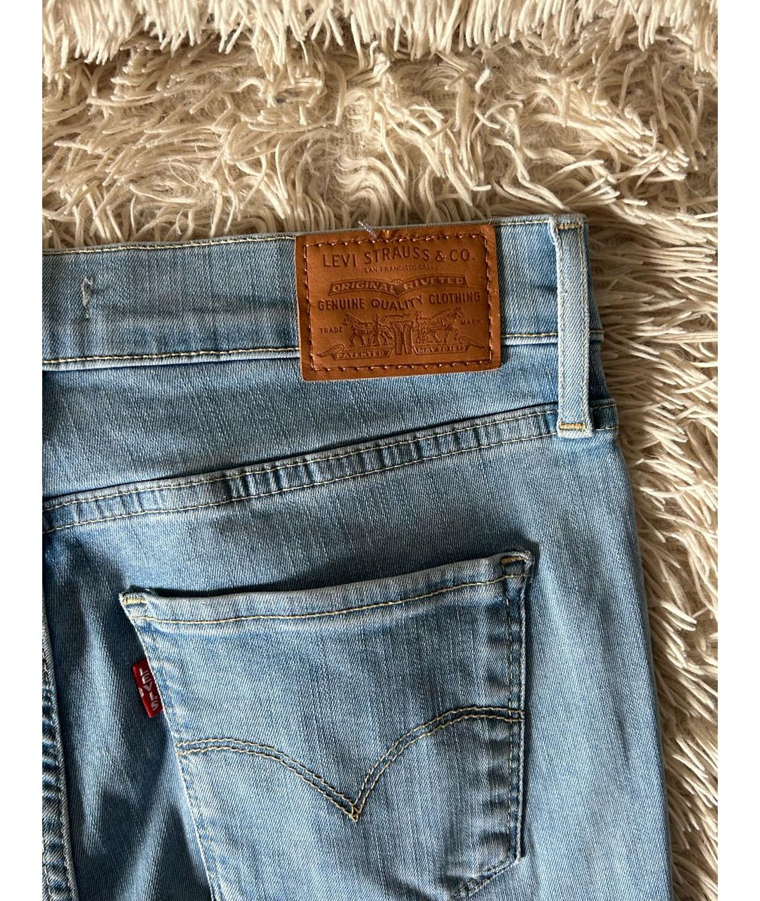 LEVI'S Голубые джинсы слим, фото 5