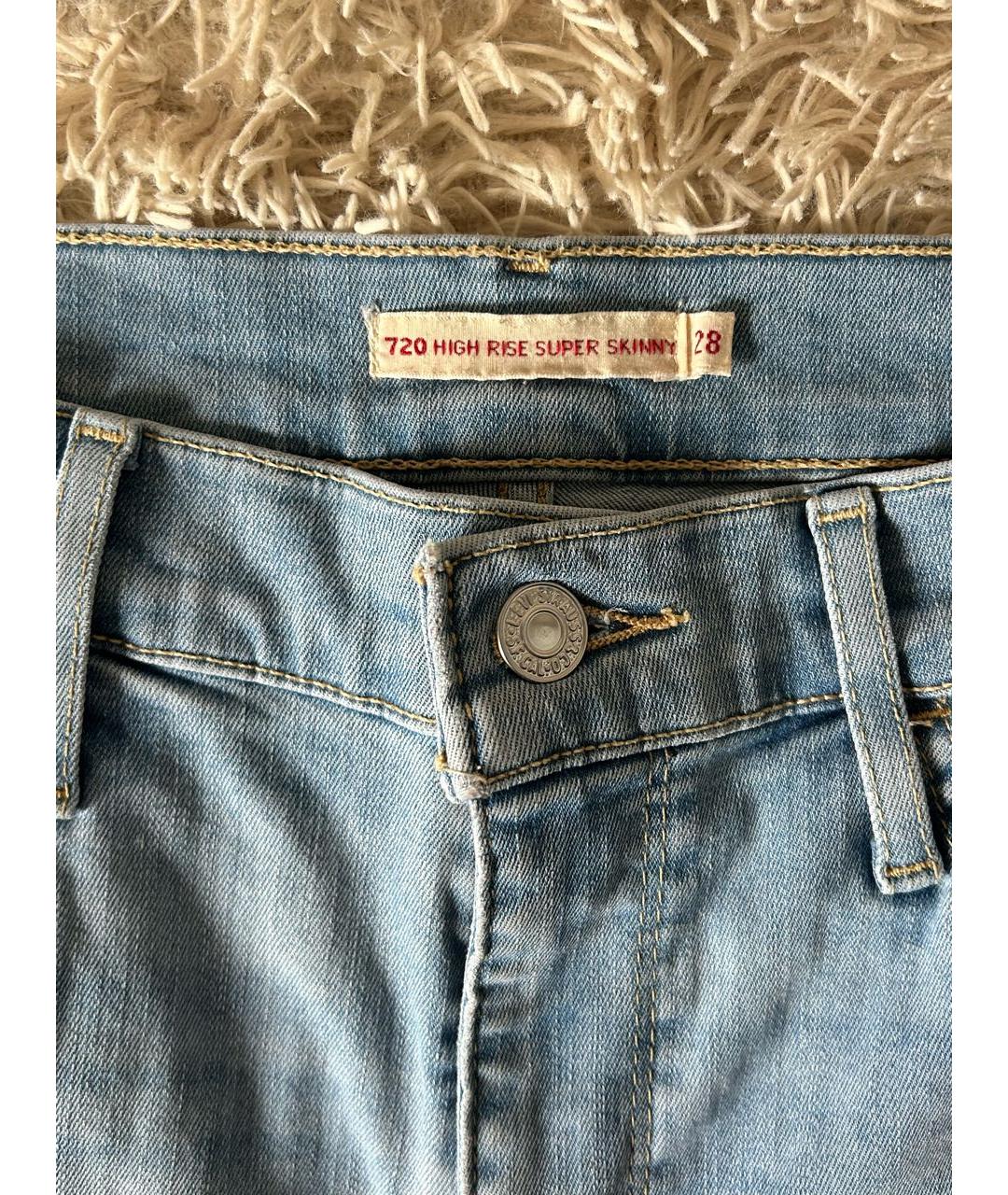 LEVI'S Голубые джинсы слим, фото 3