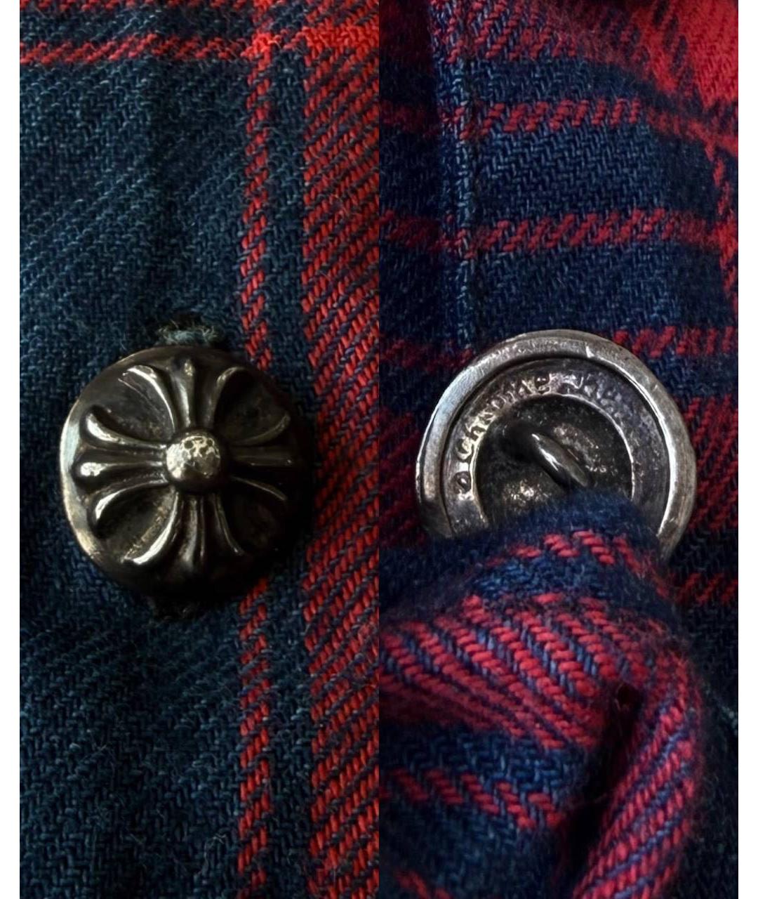 CHROME HEARTS Мульти хлопковая кэжуал рубашка, фото 5