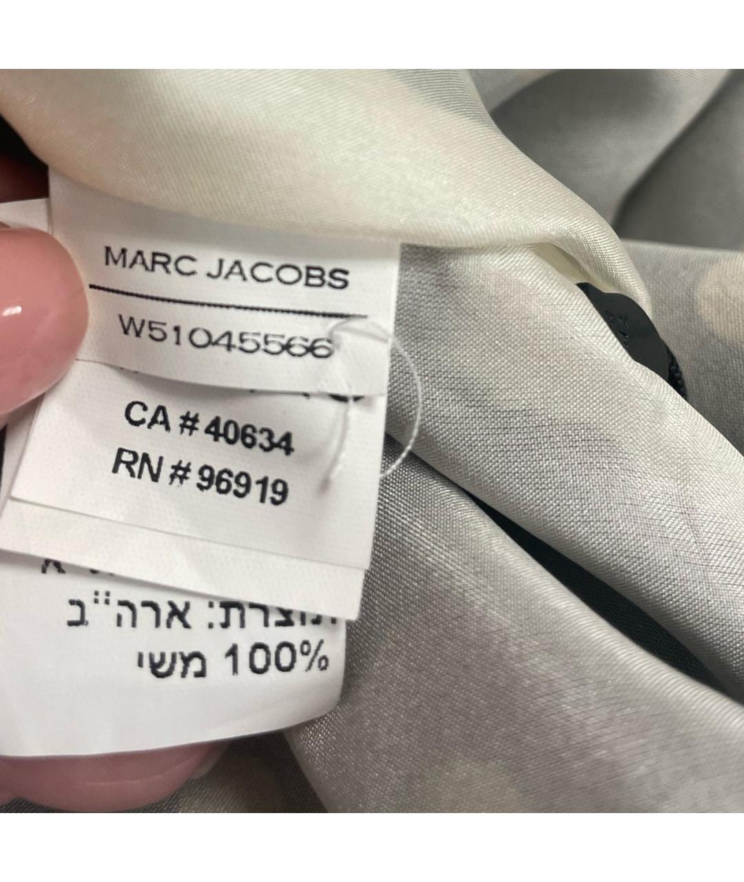 MARC JACOBS Черное шелковое коктейльное платье, фото 5