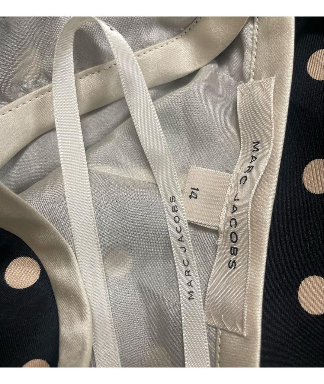 MARC JACOBS Черное шелковое коктейльное платье, фото 3
