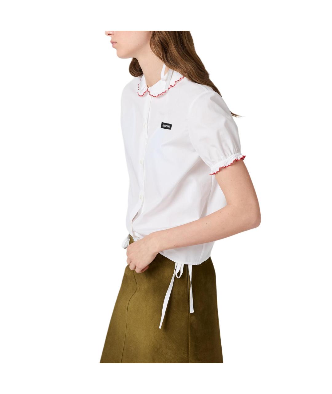 MIU MIU Белая рубашка, фото 4