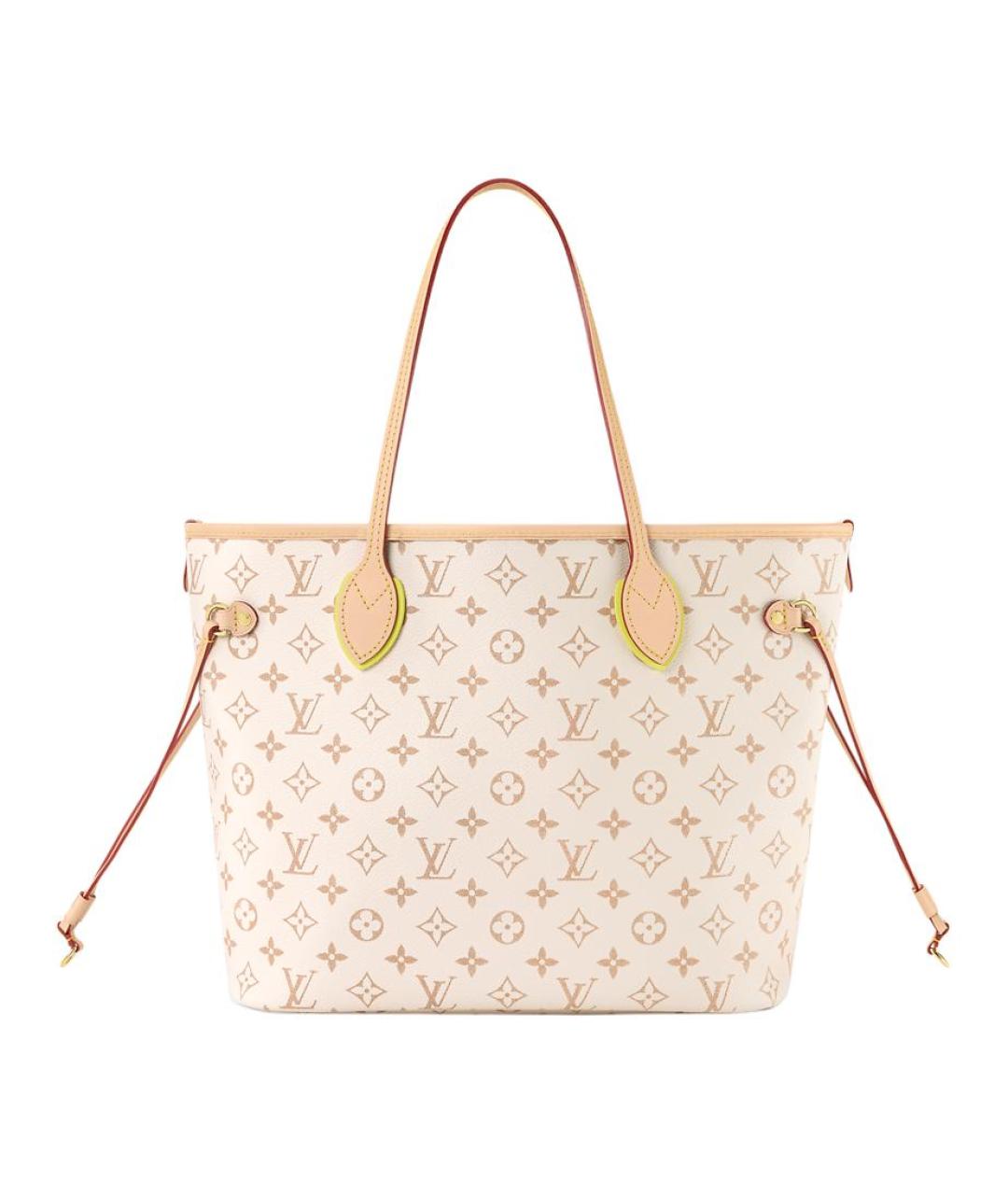 LOUIS VUITTON Бежевая сумка через плечо из канвы, фото 2