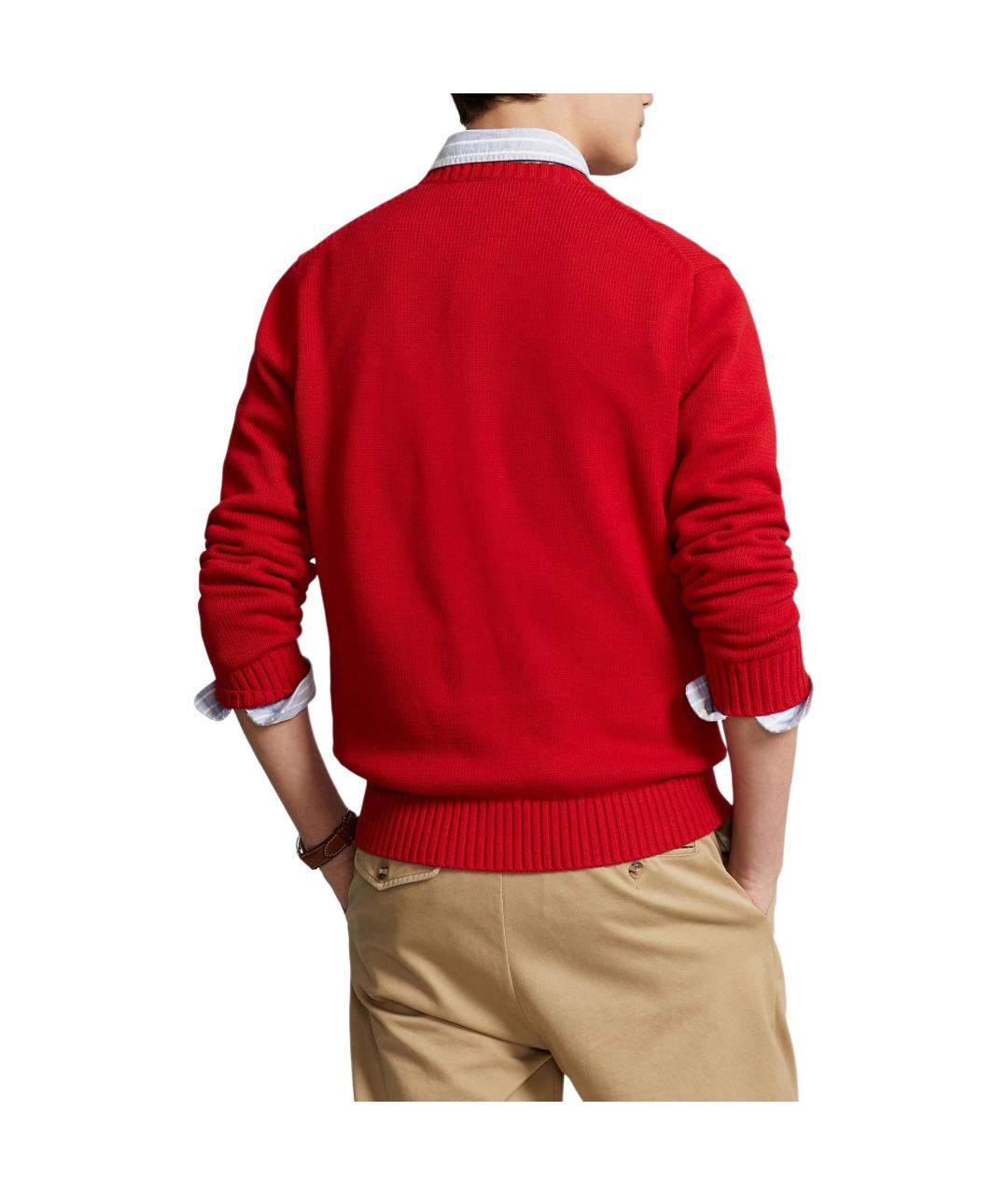 POLO RALPH LAUREN Красный джемпер / свитер, фото 3