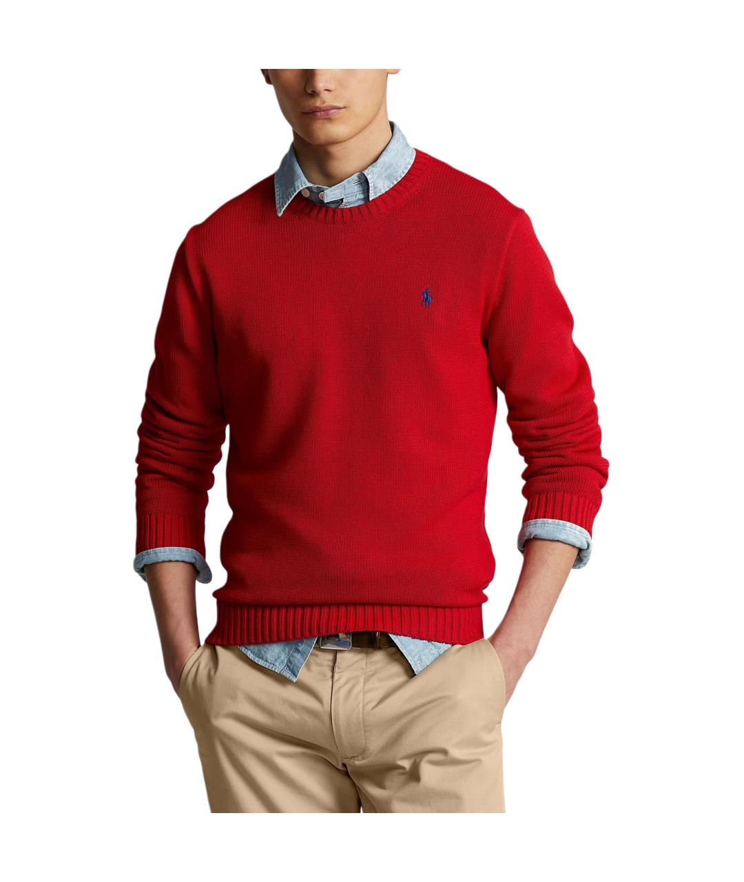 POLO RALPH LAUREN Красный джемпер / свитер, фото 2