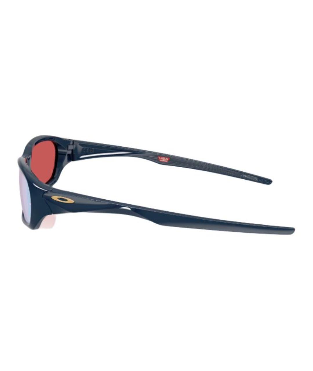 OAKLEY Синие пластиковые солнцезащитные очки, фото 3