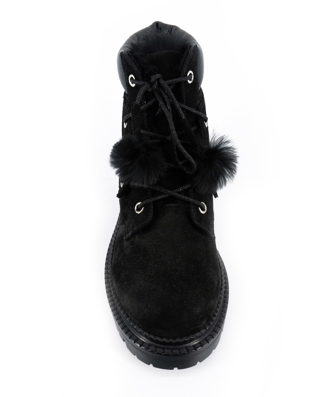JIMMY CHOO Черные замшевые ботинки, фото 4