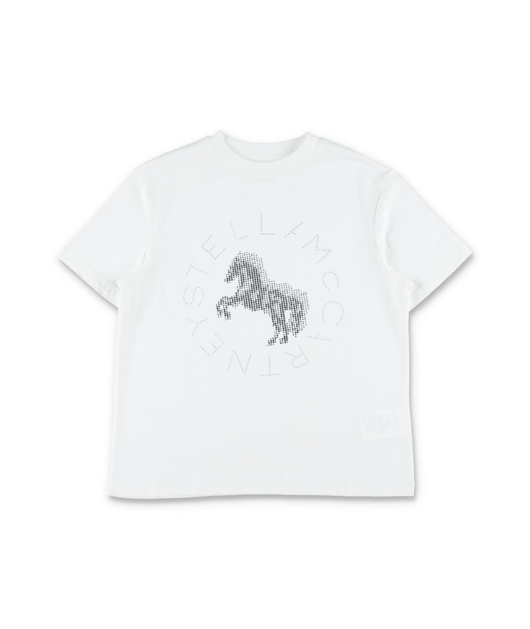 STELLA MCCARTNEY KIDS Белый хлопковый детская футболка / топ, фото 1