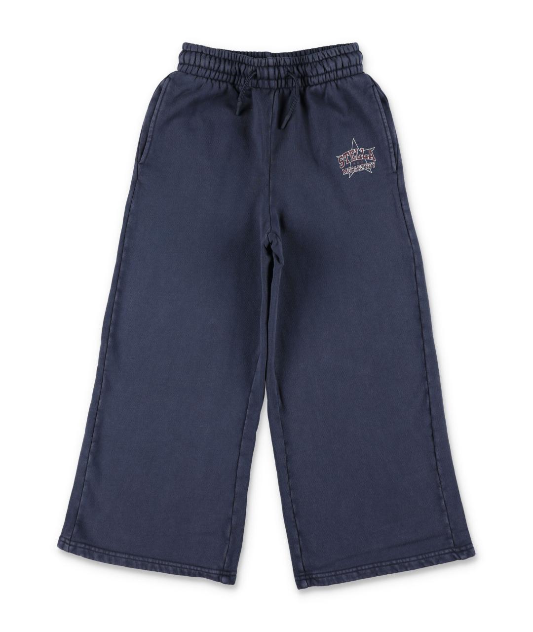 STELLA MCCARTNEY KIDS Синие хлопковые брюки и шорты, фото 1