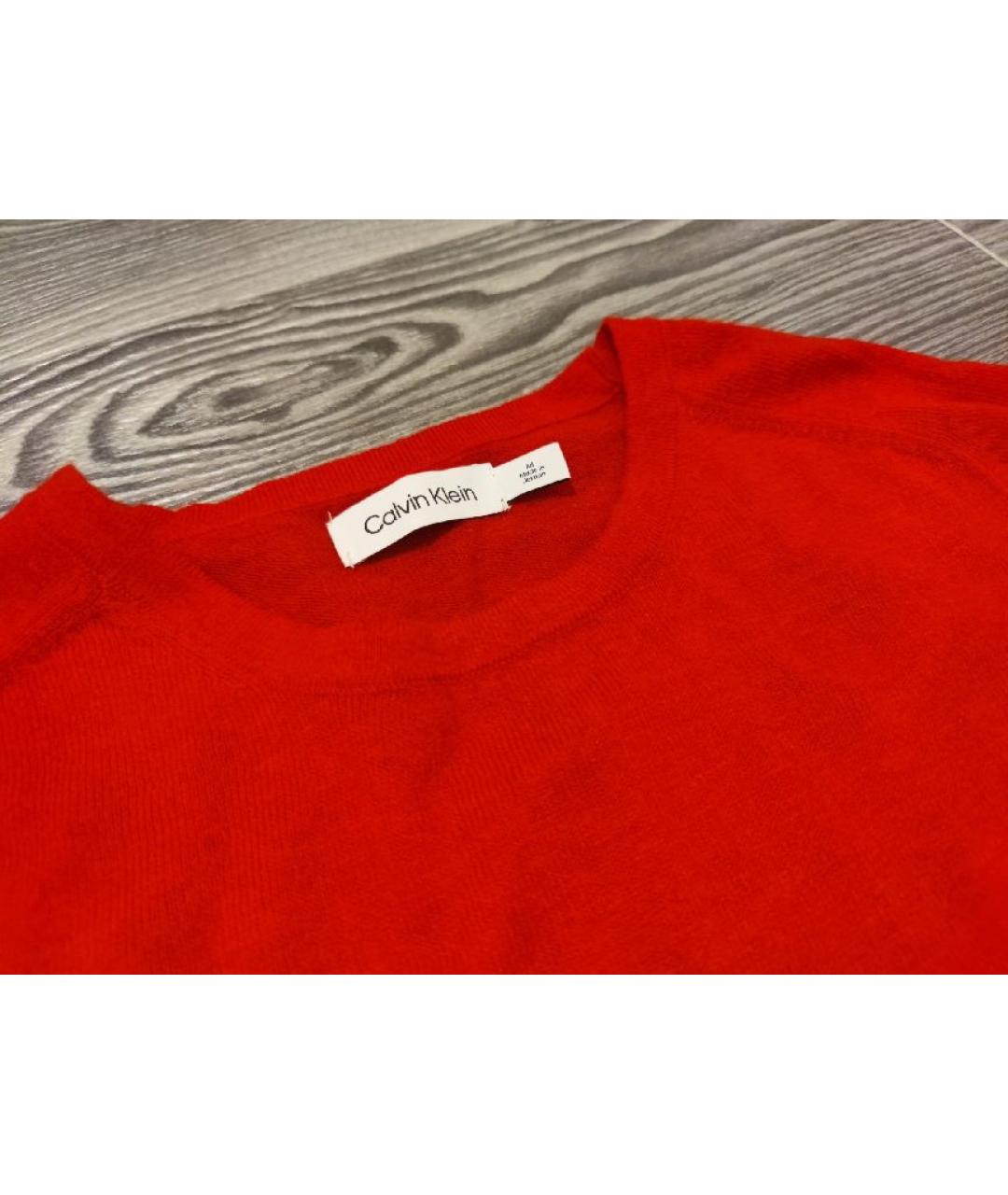 CALVIN KLEIN Красный джемпер / свитер, фото 3