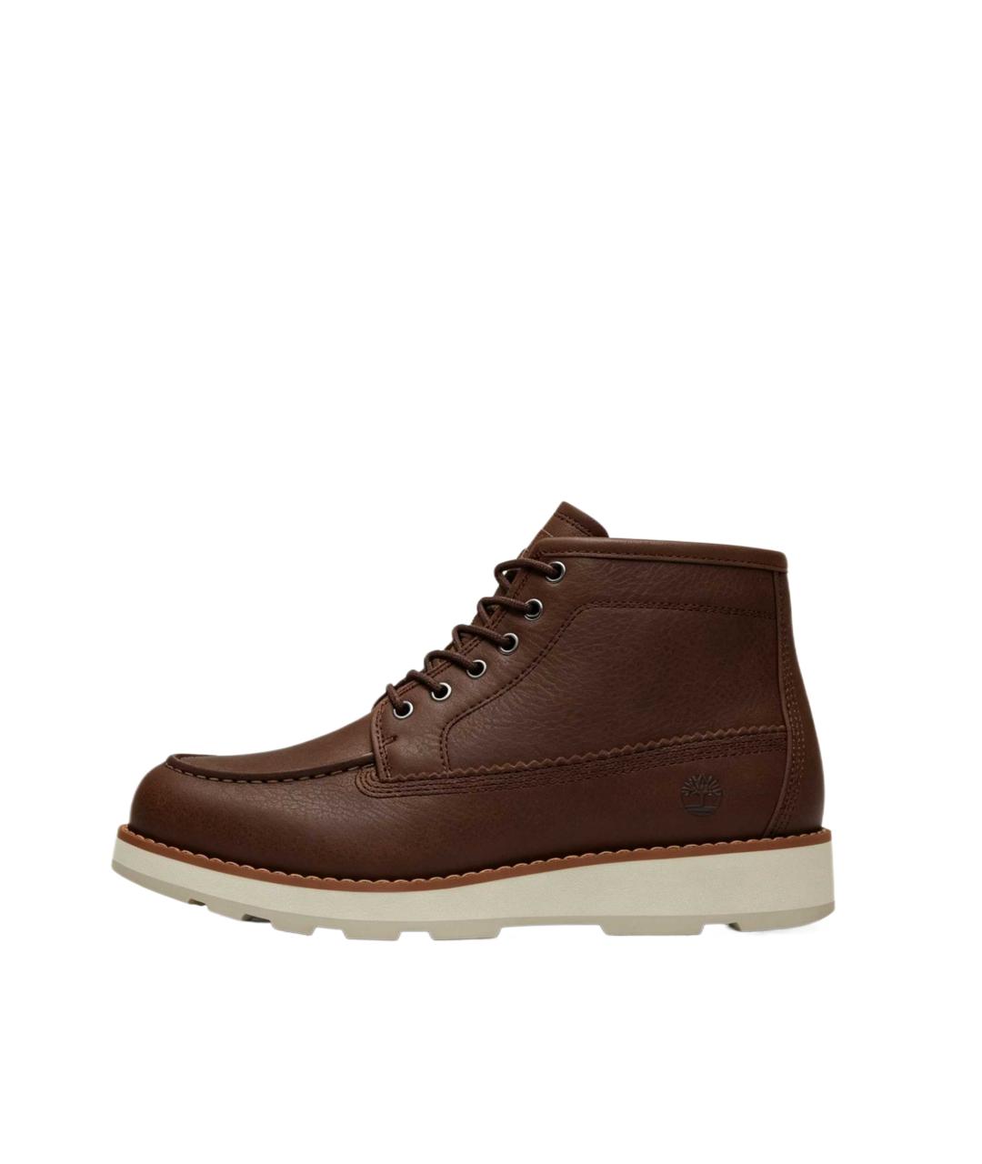 TIMBERLAND Коричневые кожаные низкие ботинки, фото 4