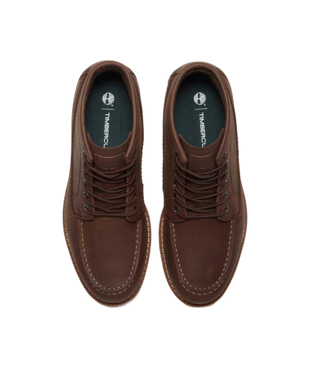 TIMBERLAND Коричневые кожаные низкие ботинки, фото 2