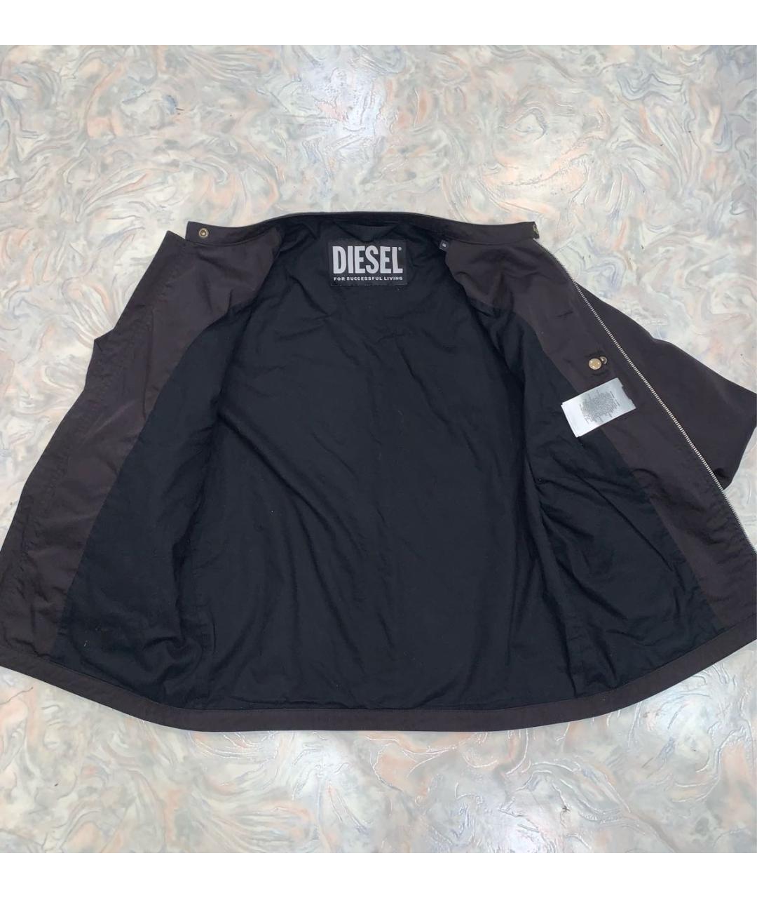 DIESEL Черная хлопковая куртка, фото 4