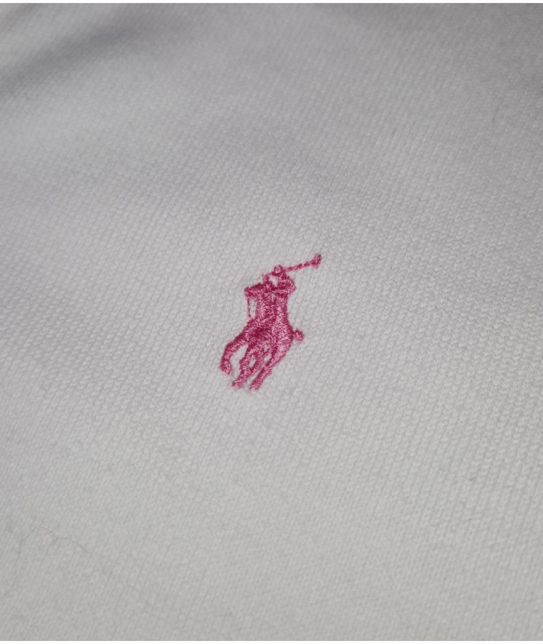 POLO RALPH LAUREN Белый хлопковый кардиган, фото 4