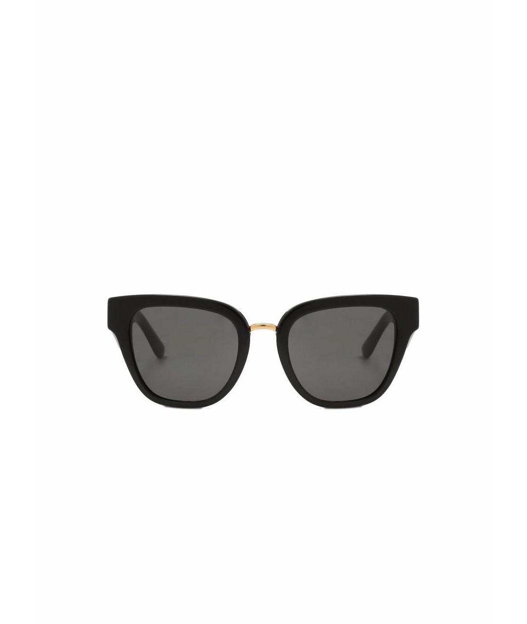 DOLCE&GABBANA Черные пластиковые солнцезащитные очки, фото 6