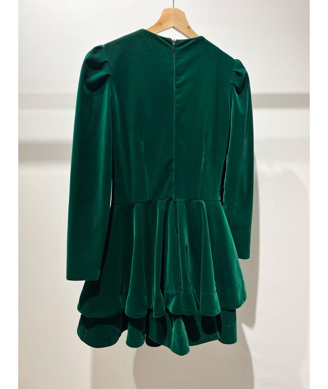 PIERRE BALMAIN Зеленое бархатное вечернее платье, фото 2