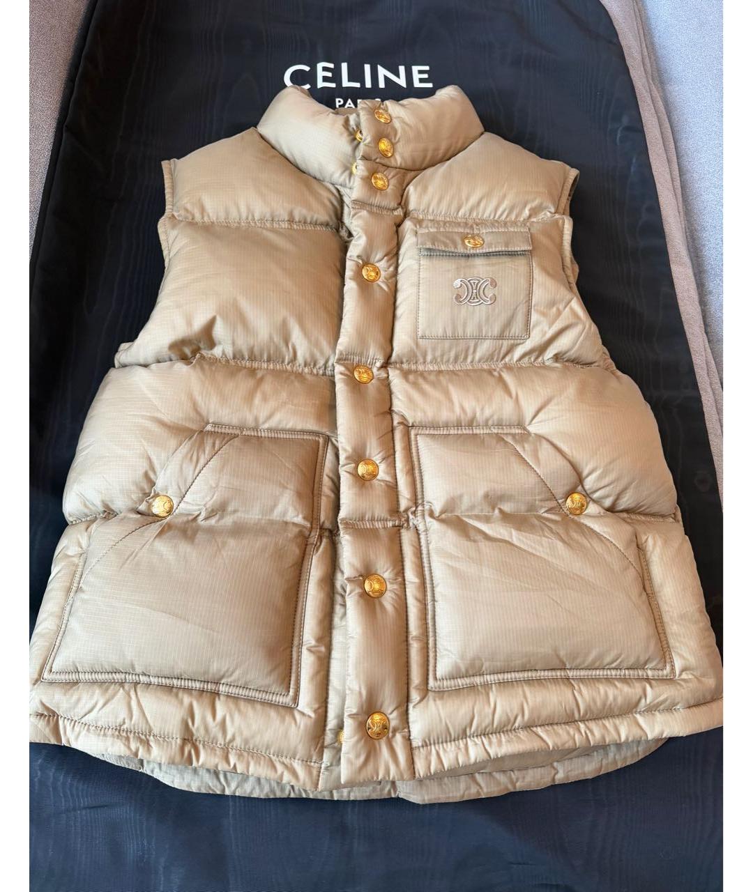 CELINE Бежевый жилет, фото 2