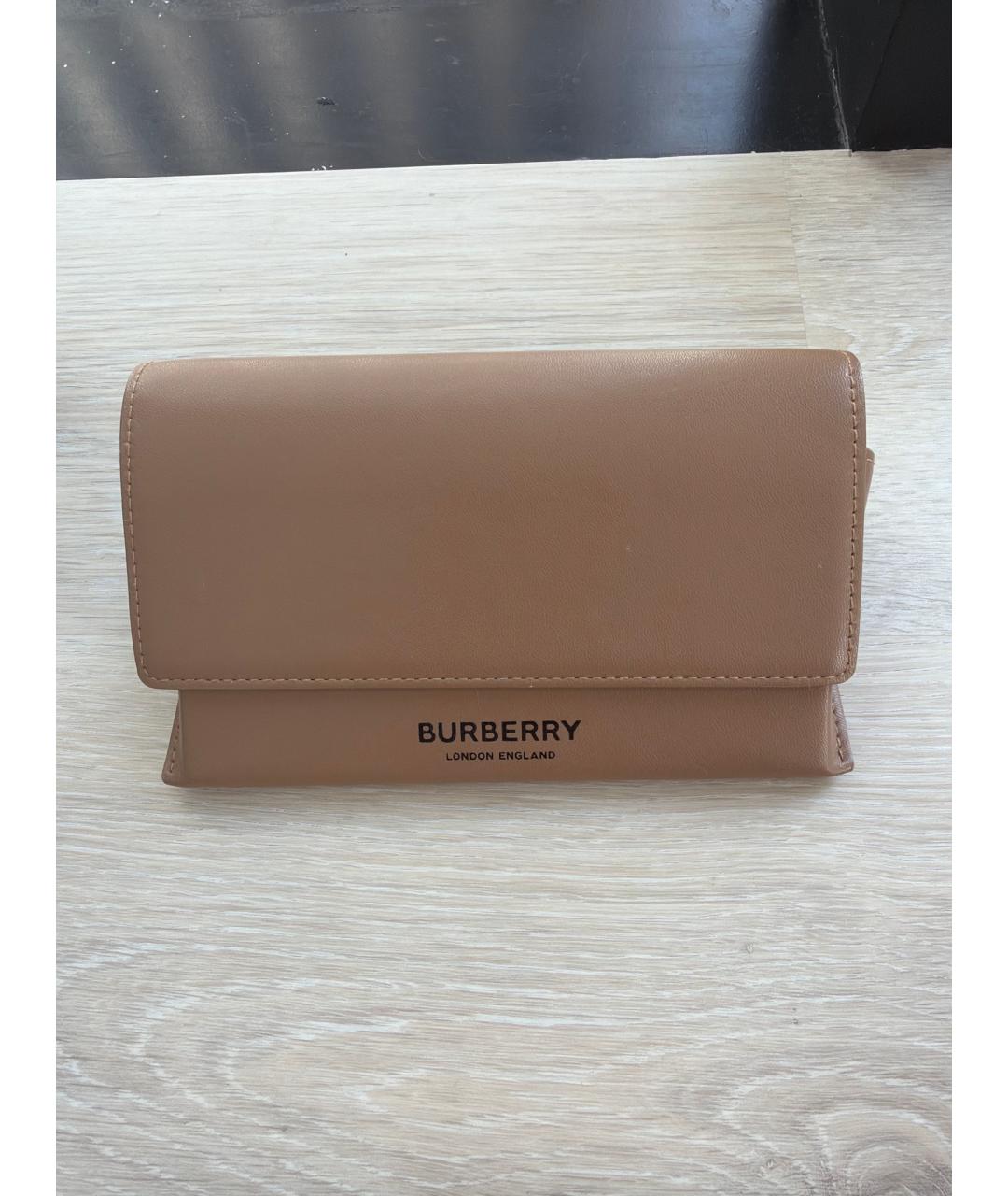 BURBERRY Черные пластиковые солнцезащитные очки, фото 6