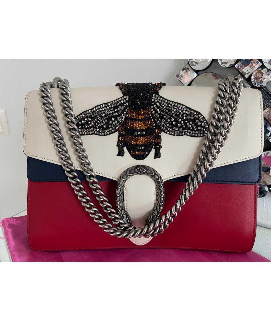 GUCCI Кожаная сумка через плечо, фото 10
