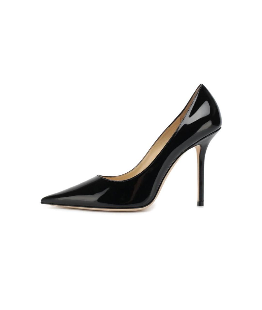 JIMMY CHOO Черные туфли из лакированной кожи, фото 4