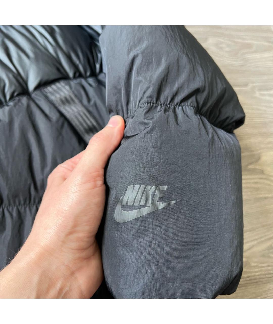 NIKE Черный пуховик, фото 5