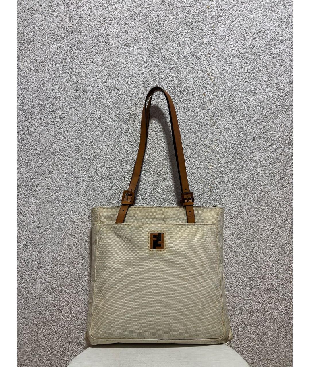 FENDI Хлопковая сумка тоут, фото 7