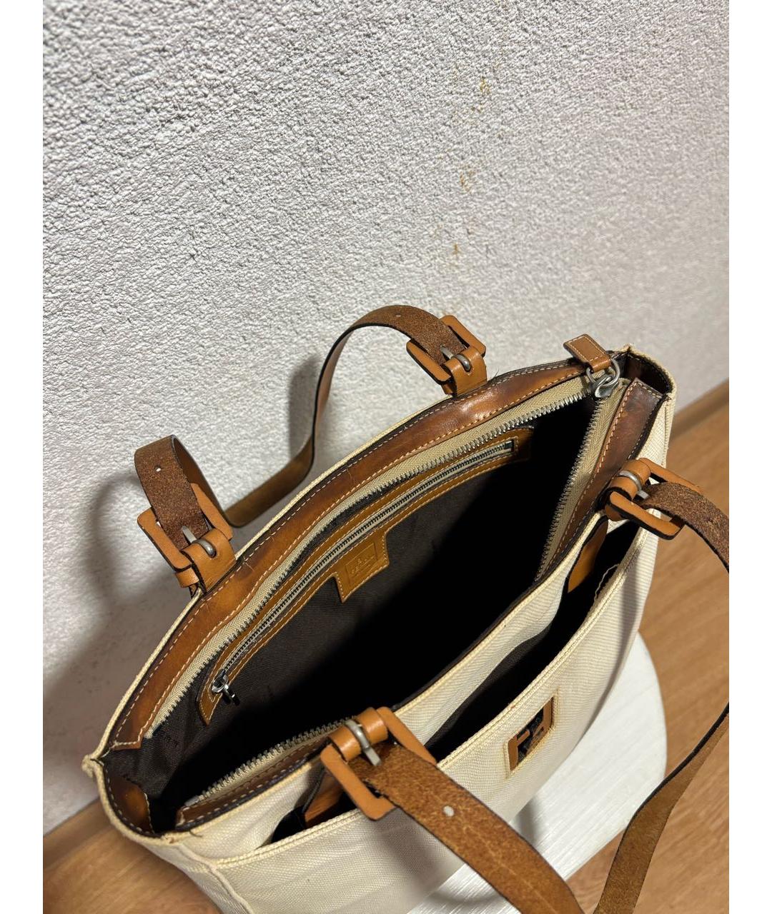 FENDI Хлопковая сумка тоут, фото 4