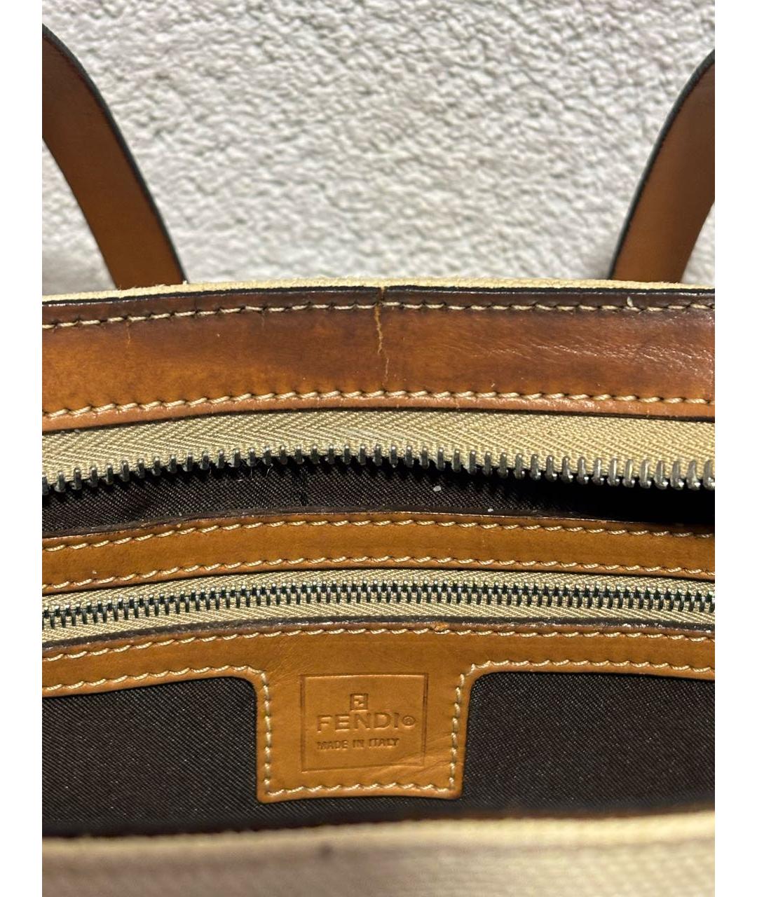 FENDI Хлопковая сумка тоут, фото 5