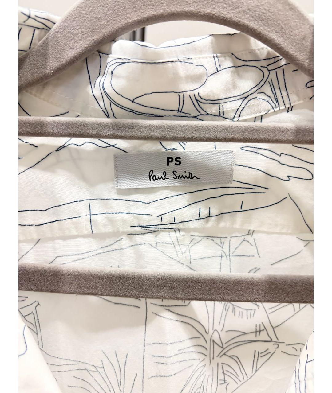 PAUL SMITH Белая хлопковая рубашка, фото 3