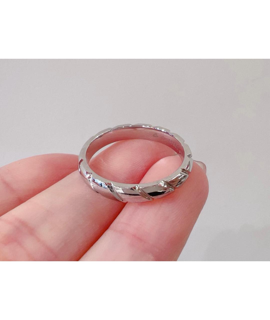 CHAUMET Серебряное платиновое кольцо, фото 6