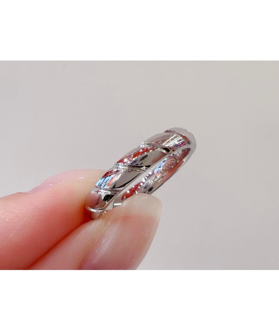CHAUMET Серебряное платиновое кольцо, фото 4