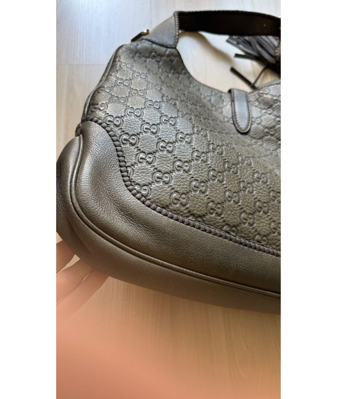 GUCCI Кожаная сумка через плечо, фото 6