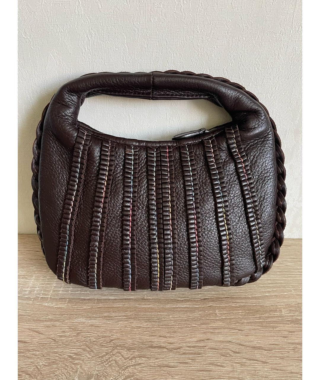 BOTTEGA VENETA Кожаная сумка с короткими ручками, фото 2