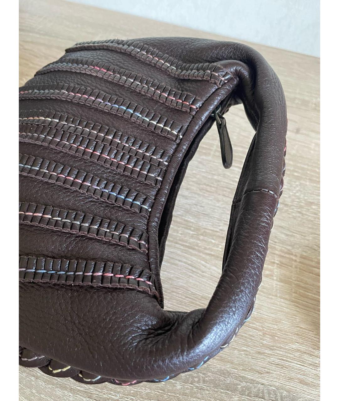 BOTTEGA VENETA Кожаная сумка с короткими ручками, фото 6