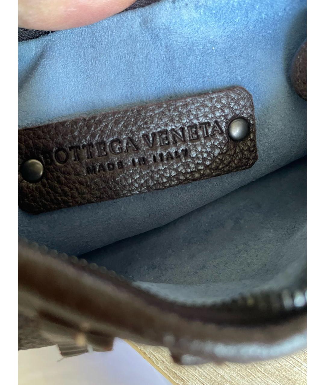 BOTTEGA VENETA Кожаная сумка с короткими ручками, фото 8