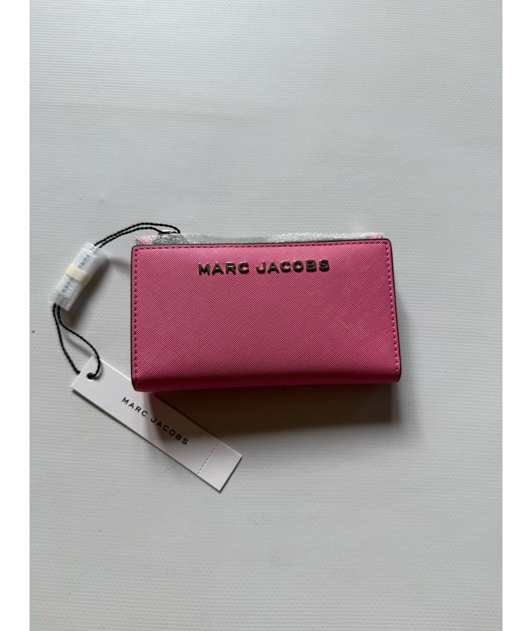 MARC JACOBS Розовый кожаный кошелек, фото 6