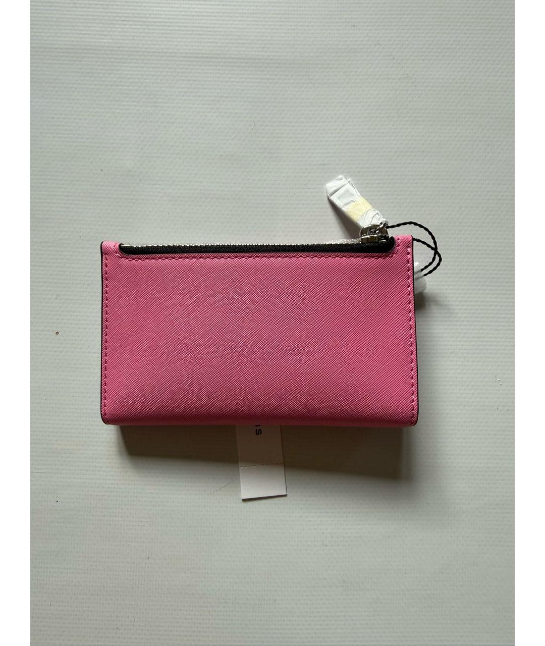 MARC JACOBS Розовый кожаный кошелек, фото 3