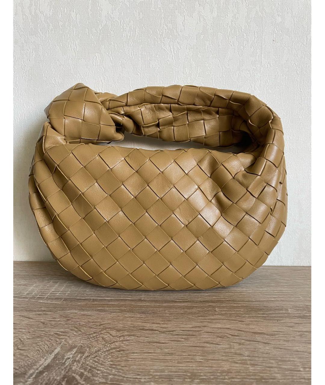 BOTTEGA VENETA Кожаная сумка с короткими ручками, фото 9