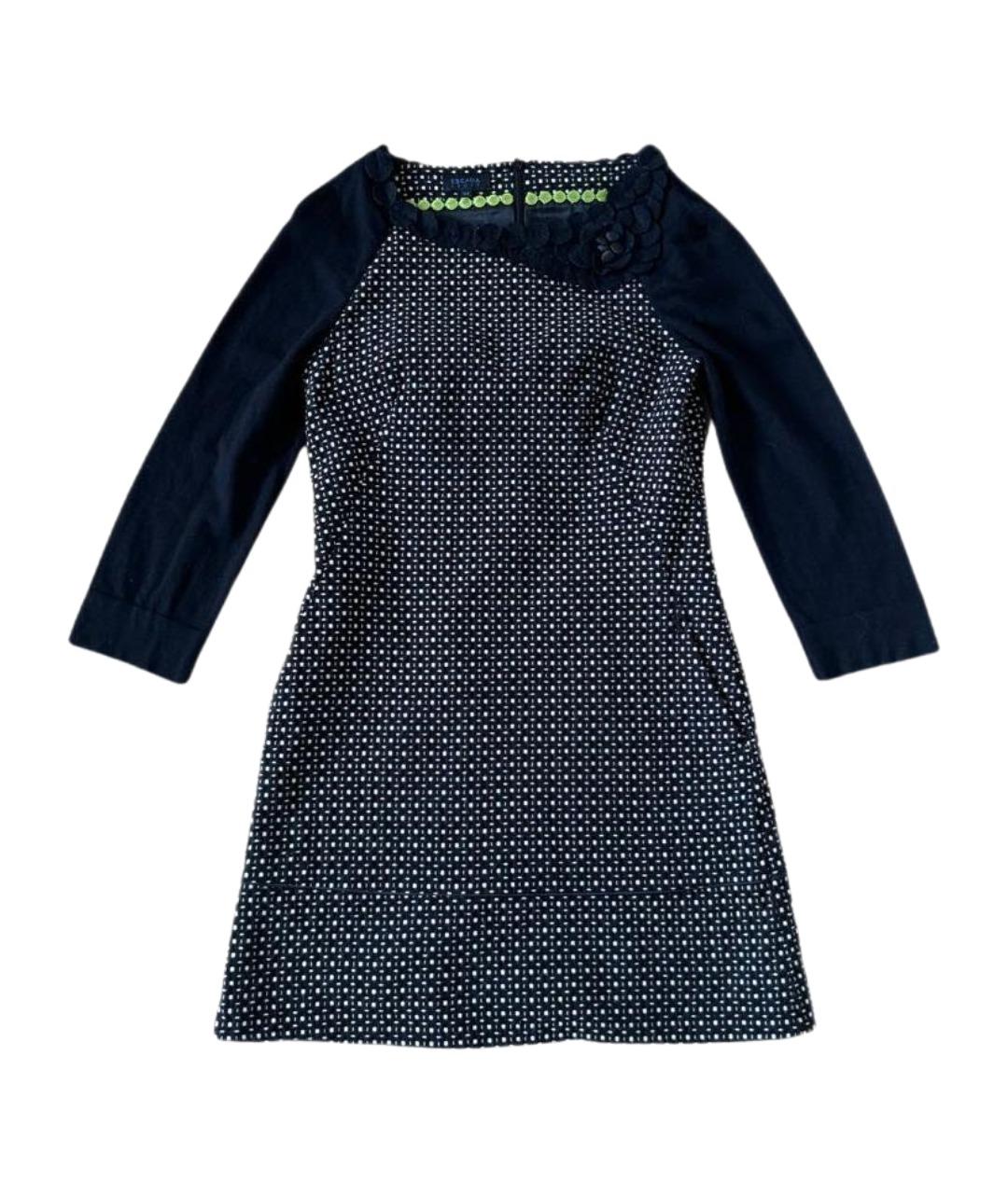 ESCADA Черное шерстяное повседневное платье, фото 1