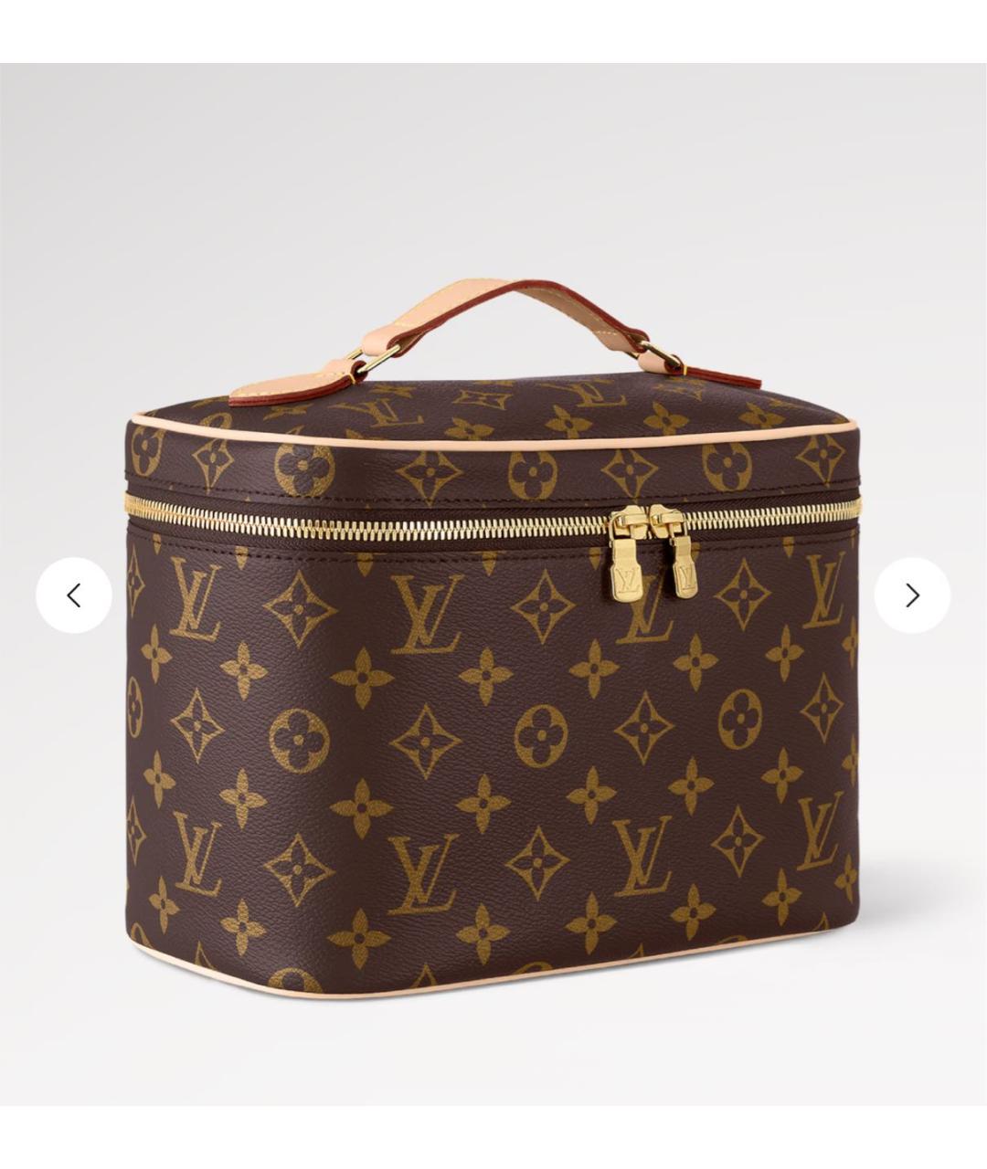 LOUIS VUITTON Коричневая косметичка, фото 2